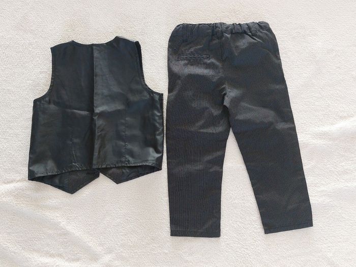 Ensemble gilet + pantalon de costume 24 mois - photo numéro 2