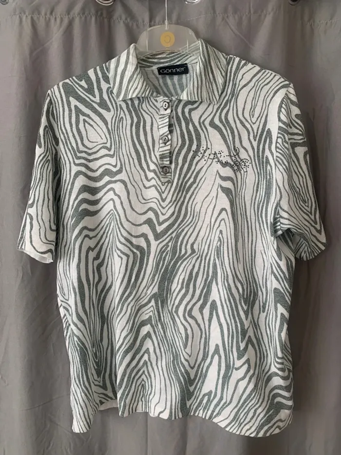 polo femme avec motifs - photo numéro 3