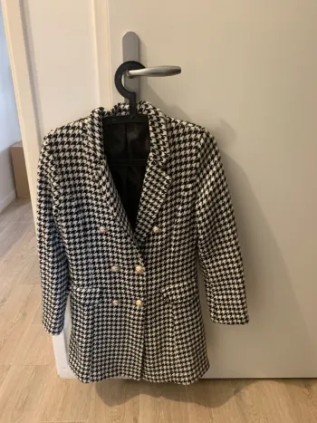 Manteau pied de poule