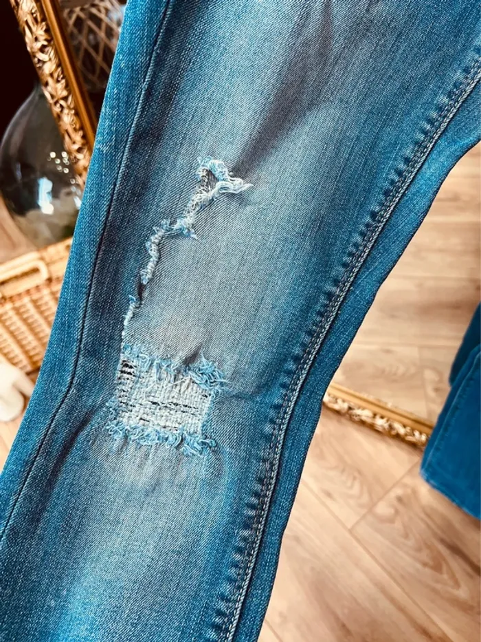 Taille S ~ 36 jean slim femme Only bleu effet déchiré 🌺 - photo numéro 6