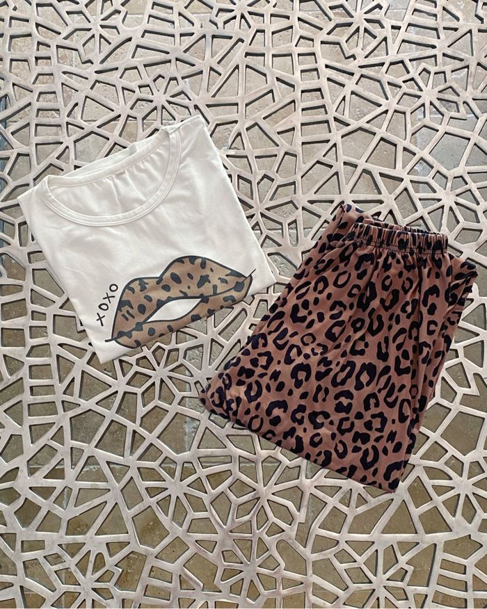 Pyjama femme léopard en taille S bon état