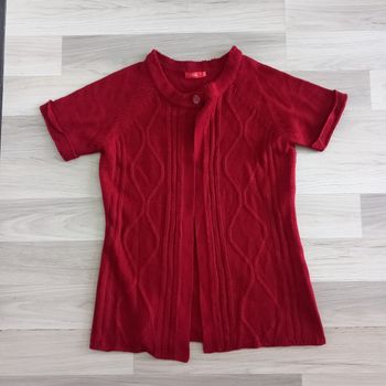 Gilet femme Bordeaux Tissaia taille 38