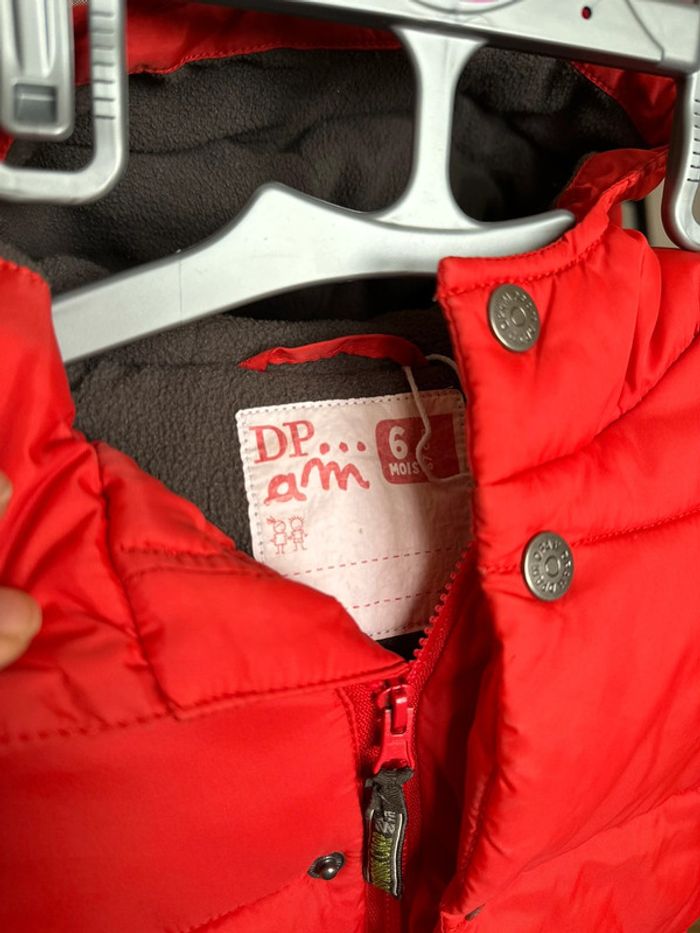 Doudoune polaire imperméable dpam 6 mois - photo numéro 5