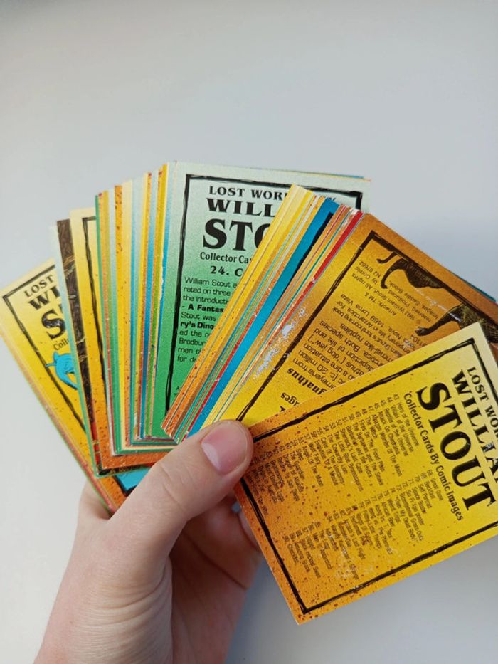 Lot cartes lost worlds by william stout - photo numéro 12