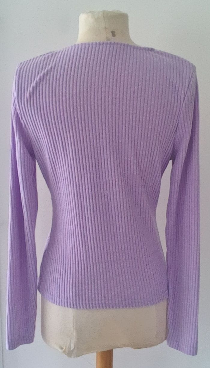 💜 Haut violet à manches longues – Taille S – Femme - photo numéro 2