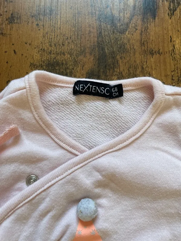 Lot de 3 gilets bébé fille 6 mois - photo numéro 2