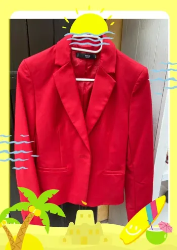 Blazer Mango rouge S 36