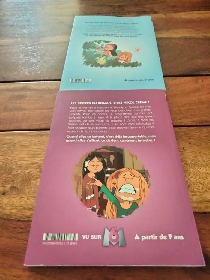 Lot de 2 livres les sisters tome 1 et 2 bamboo jeunesse à partir de 7 ans - photo numéro 2