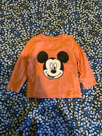 T-shirt manches longues Mickey garçon, taille 18 mois