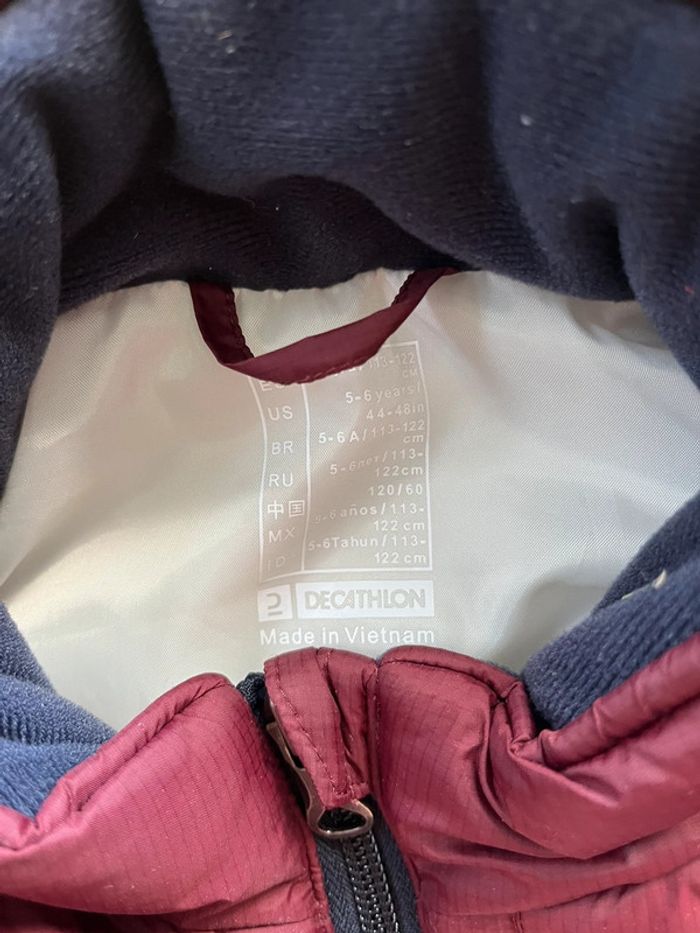 Doudoune sans manche Fouganza 5/6 ans - photo numéro 2