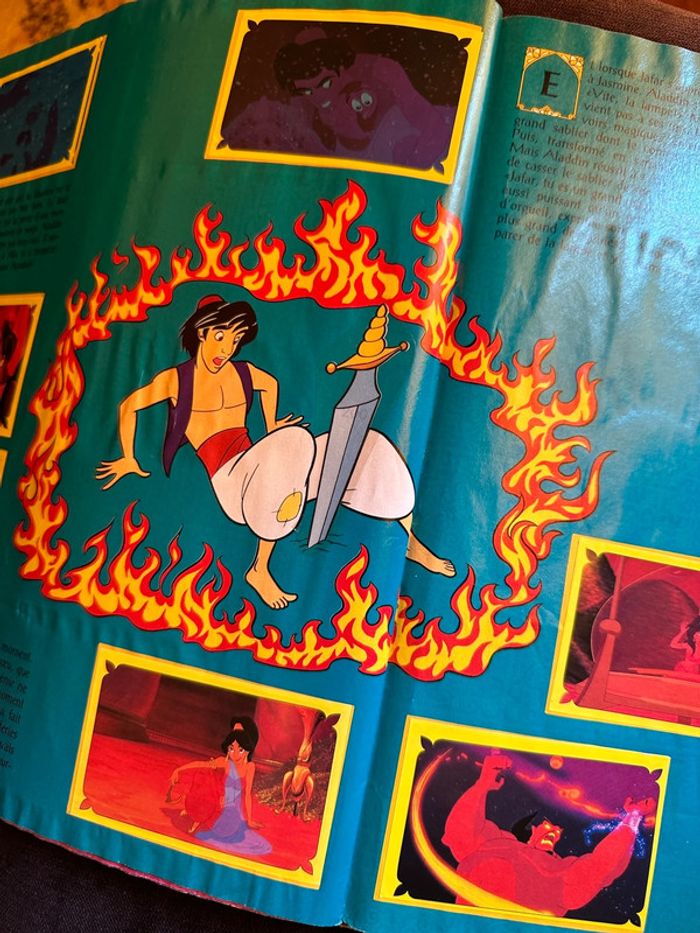 album Panini complet Walt Disney Aladdin Jasmine princesse autocollants ancien stickers - photo numéro 15