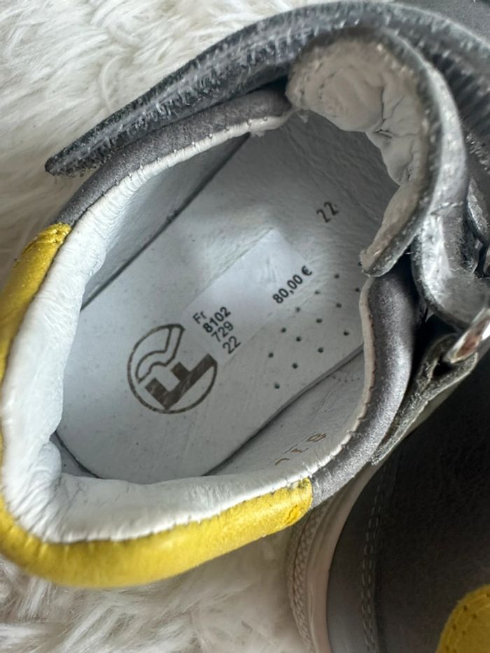 Paire de sandales grise Franco Romagnoli taille 22 - photo numéro 5