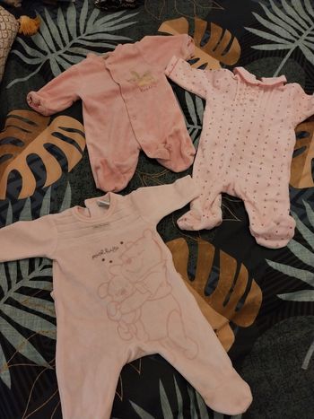 lot 3 pyjamas naissance 1 mois
