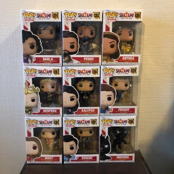 Lot de 9 funko pop shazam