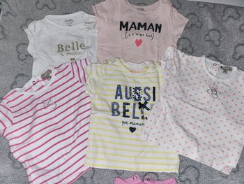 lot Tee-shirt bebe fille