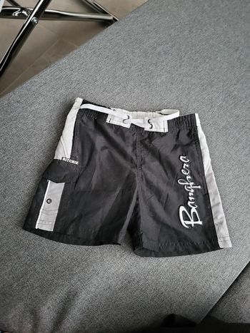 Short de bain noir et blanc