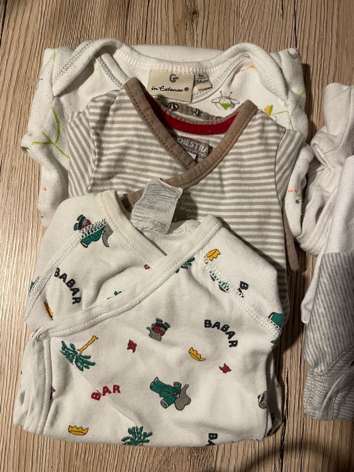 Lot de bodies bébé 0 mois / naissance / 8 pcs - photo numéro 4