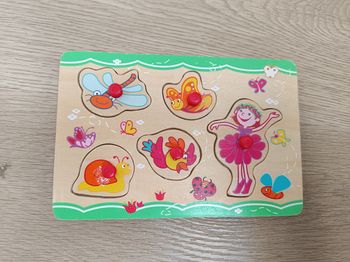 Jeu encastrement puzzle bois