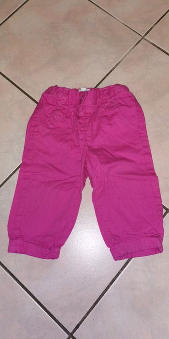 Pantalon 12 mois fushia kiabi