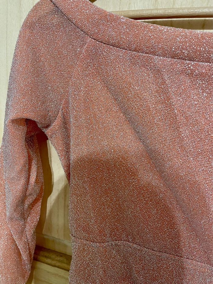 Robe de fête scintillante manches 3/4 - photo numéro 6