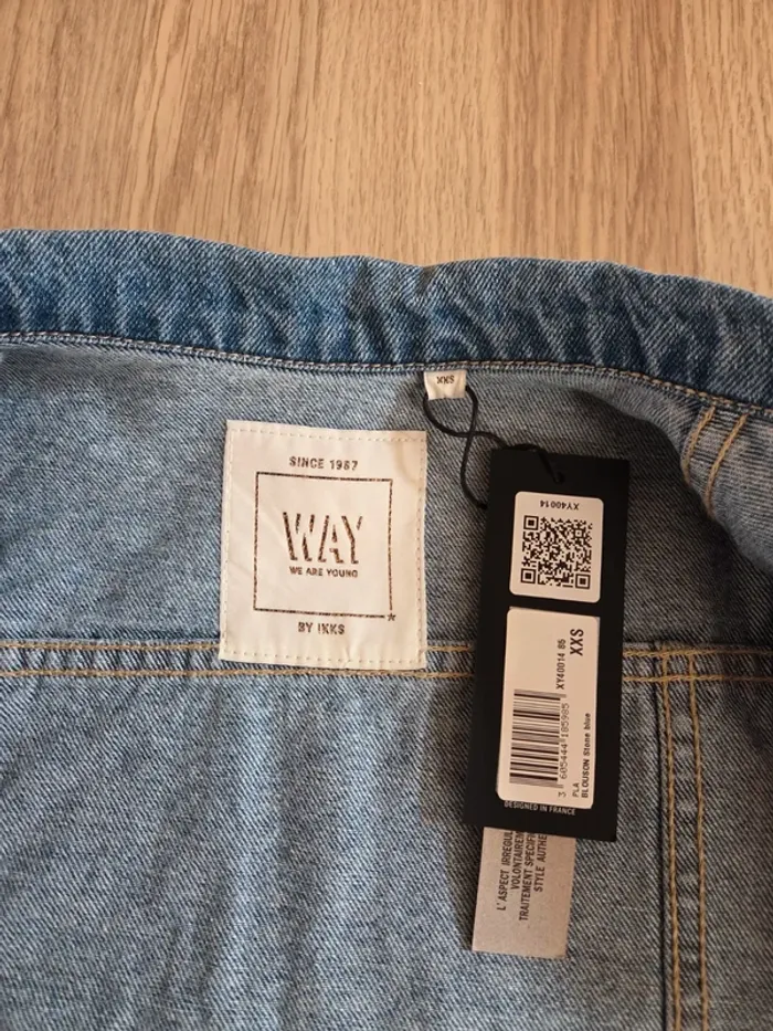 Veste en jeans neuve fille 10Y IKKS - photo numéro 3
