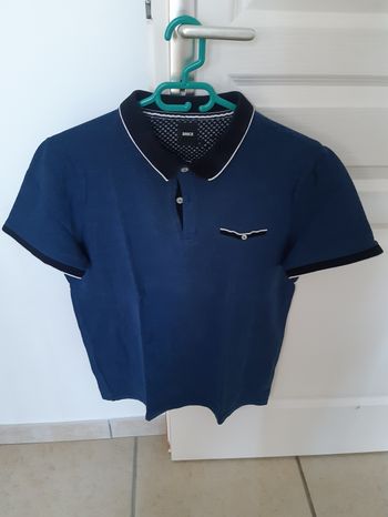 Polo manches courtes bleu marine  / taille L / Brice