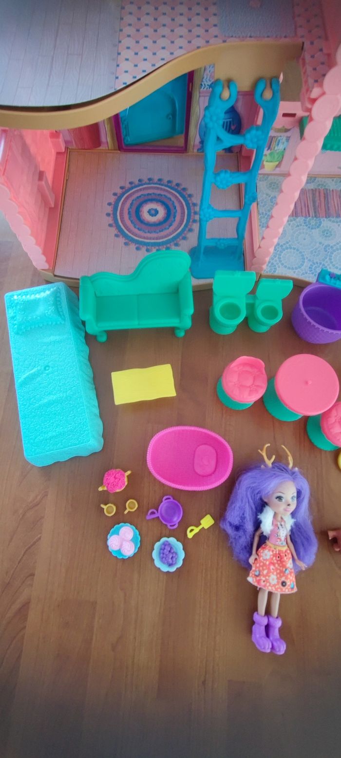 Maison enchantimals avec poupée et accessoires - photo numéro 10
