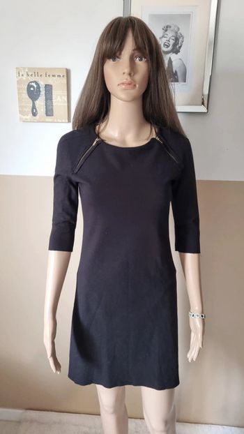 Robe Maje noire moulante