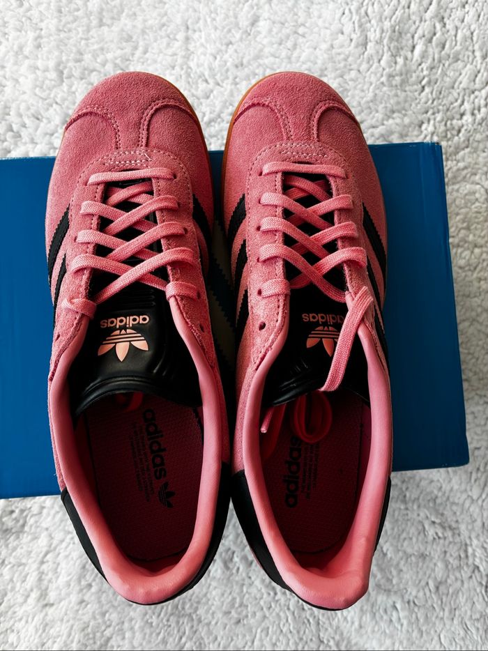 Adidas Gazelle Pink/Black/Gold - photo numéro 2