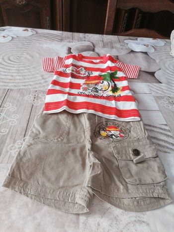 Ensemble short tee shirt