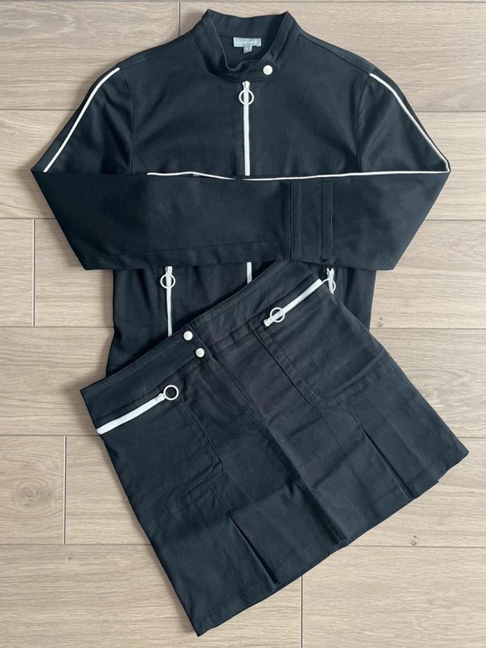 Ensemble vintage (veste + jupe) Naf Naf T-36