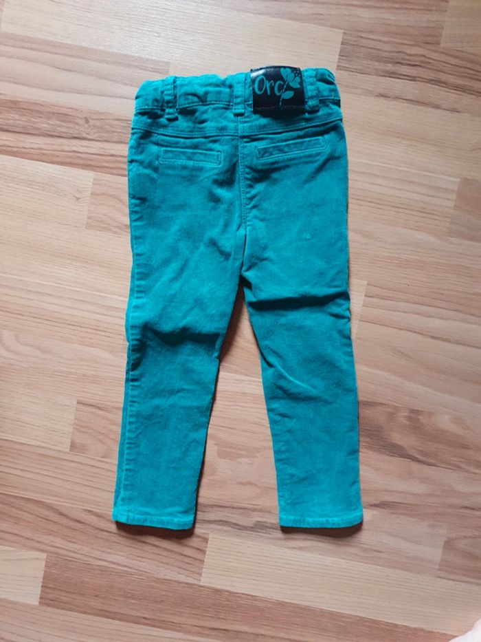 pantalon velours orchestra 2 ans papillon - photo numéro 4