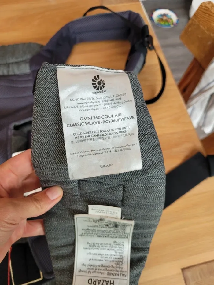Porte-bébé ergobaby omni360 cool air mesh - photo numéro 5