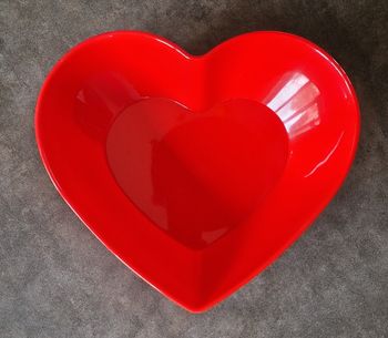Plat en forme de cœur