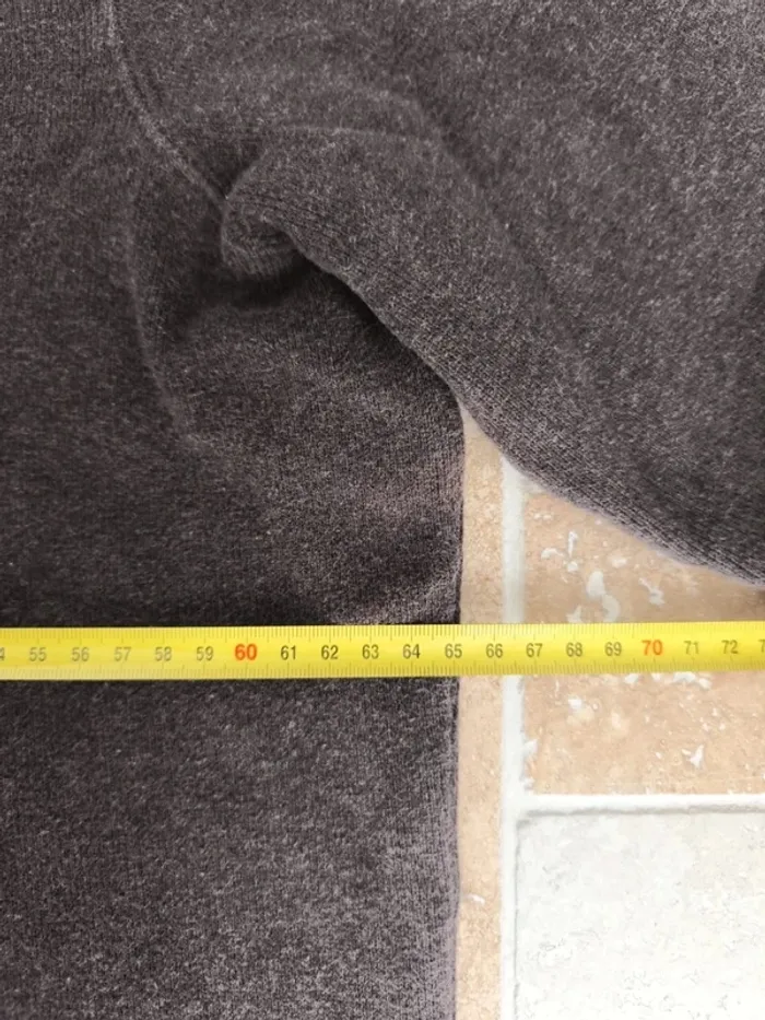 Pull quart zip camionneur Ralph Lauren marron logo blanc XL - photo numéro 7