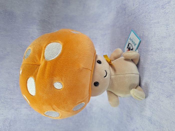 Peluche Jellycat retired Fun-Guy Ozzie yellow mushroom champi foret FUNG3O NWT