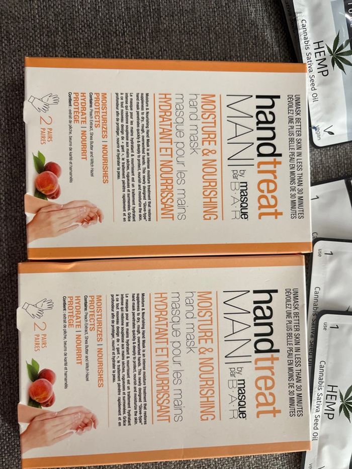 Lot masque mains pieds visage - photo numéro 6