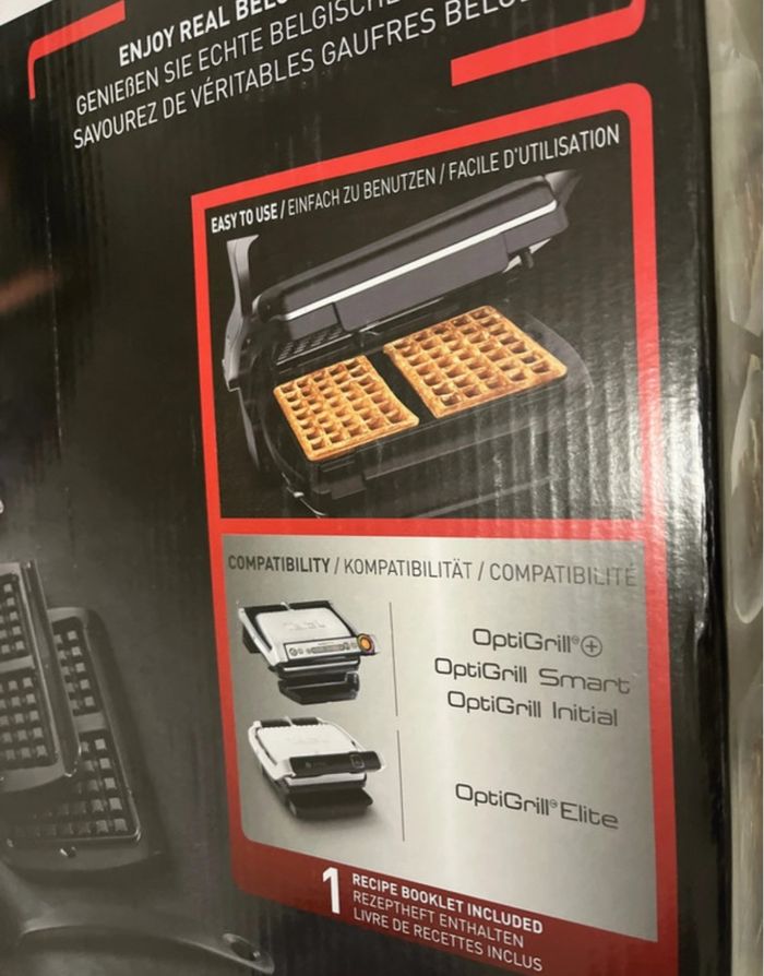 plaque gaufre optigrill tefal standard - photo numéro 2