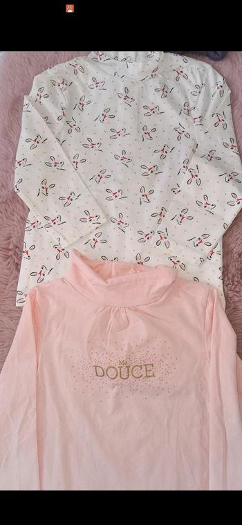 Pulls col roulé fille