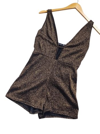 Combi-short doré taille 36