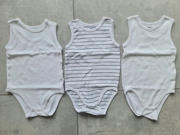 Bodies sans manches marcel 36 mois