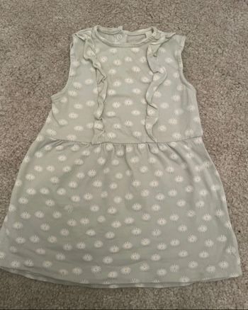 Robe bébé fille 12 mois vert sauge