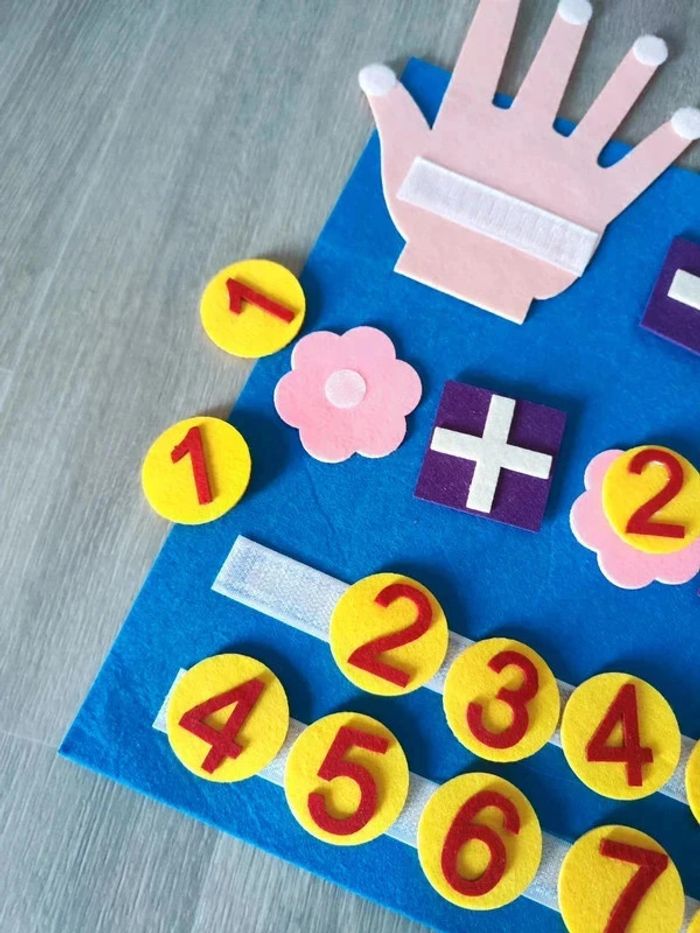 Set en feutrine pour apprendre à compter - photo numéro 6