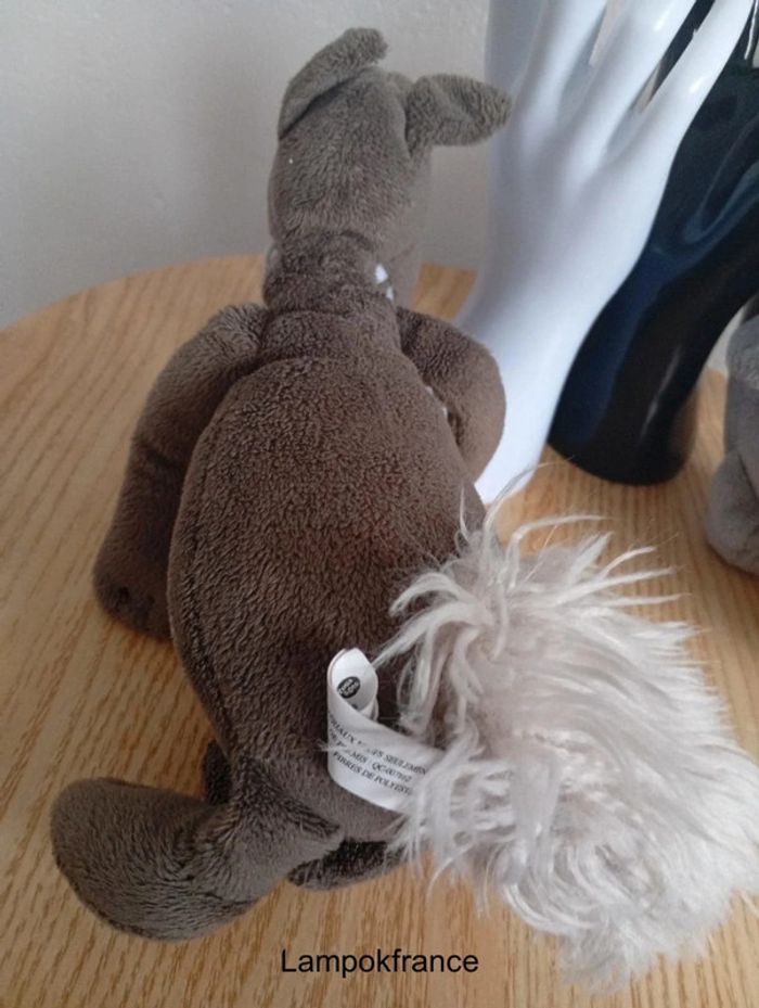 Lot petit loup et pour 25cm bon état animaux en peluche - photo numéro 4