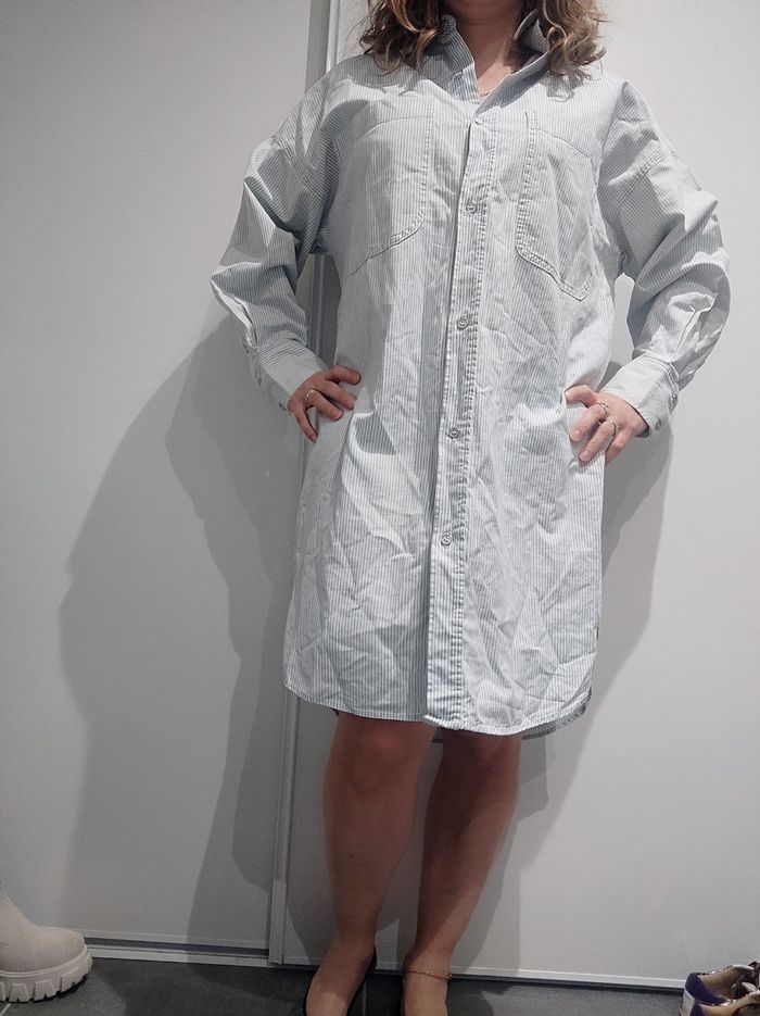 Robe chemise zara - photo numéro 2