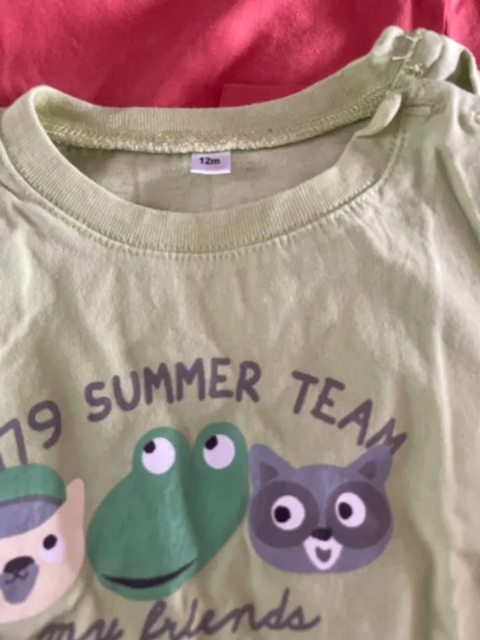 Lot 8 t-shirt 12 mois - photo numéro 10