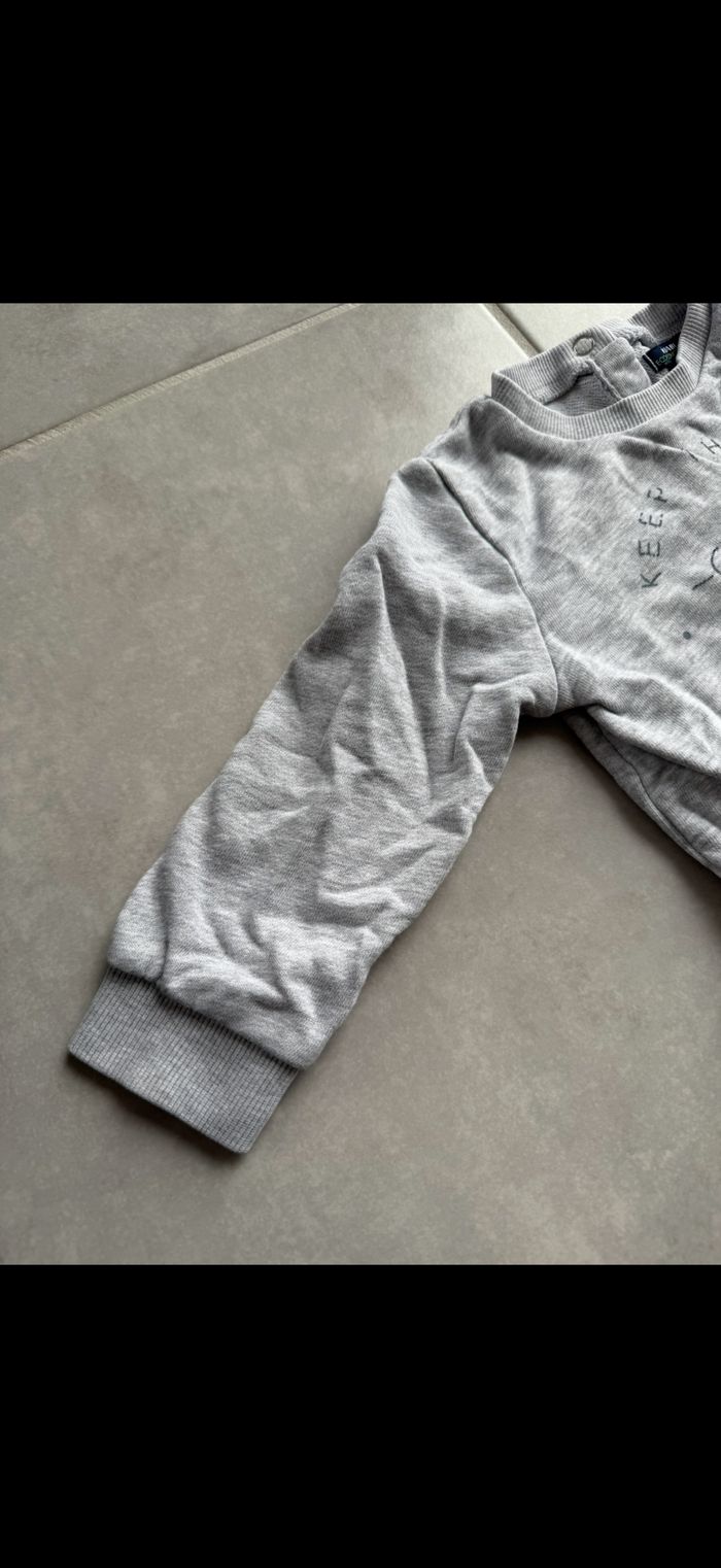Sweat pull avec tortue Kiabi 18 mois - photo numéro 4