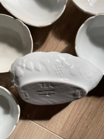 Coupelles à avocat en porcelaine 