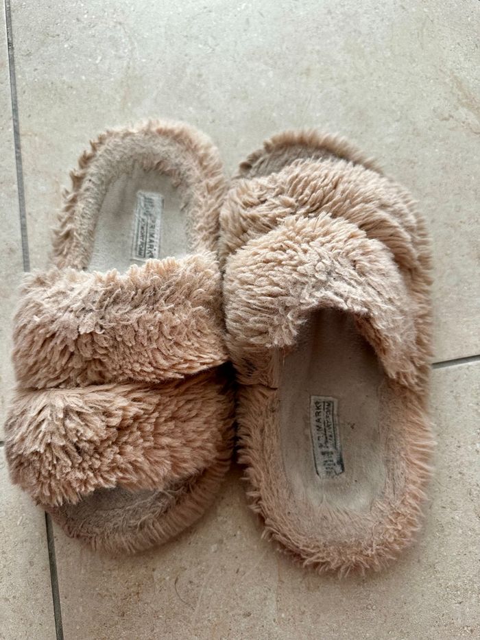 Chaussons rose femme - photo numéro 2