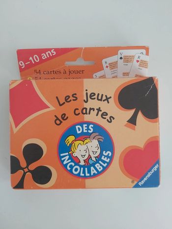 Jeux de cartes Les incollables CM1